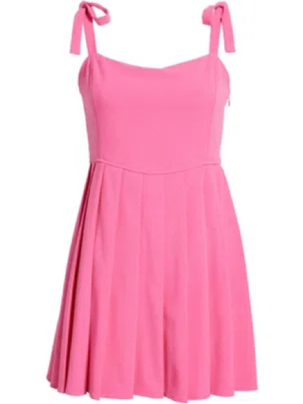 bp Pink Tie-Shoulder A-Line Dress